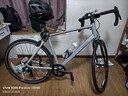 迪卡侬【门店自提】RC100升级版公路自行车成人通勤铝合金男女骑行单车 【基础搭配】酷感银+手机支架+座垫 L码 适合身高180cm~190cm 实拍图