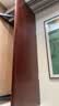 果漫实木电脑桌台式双人家用电竞桌现代简约卧室长条桌办公工作台书桌 钢材K型脚-黑胡桃色 220x80x75cm 晒单实拍图