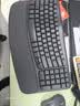 罗技（Logitech）Wave Keys人体工学键盘无线蓝牙办公平板ipad键盘Mac笔记本薄膜98配列键盘家用双模带掌托倾角支架 Wave Keys黑色(带Bolt接收器) 实拍图
