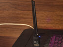 绿联USB无线网卡WiFi6 智能免驱AX300 无线WiFi接收器台式机专用电脑无线网 笔记本网络接收器外置天线 实拍图