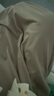 猫人睡衣女士100%纯棉长袖纯色带胸垫简约宽松睡裙家居服虾粉2XL 实拍图