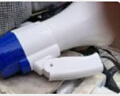 漫德莱喇叭扩音器摆摊扬声器 5w 可录音可叫卖可充电 手持小喇叭喊话器 大声公扩音器 实拍图