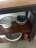 全品屋厨房置物架多功能落地橱柜切菜桌子工作台餐边储物架窄边柜咖24 实拍图