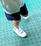 回力童鞋儿童帆布鞋春季新款男女童魔术贴休闲板鞋HL3325A 白色   32 实拍图