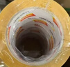得力（deli）高品质米黄色封箱胶带打包宽胶带 48mm*60y*50μm(54.8m/卷) 6卷装 办公用品 30238 实拍图