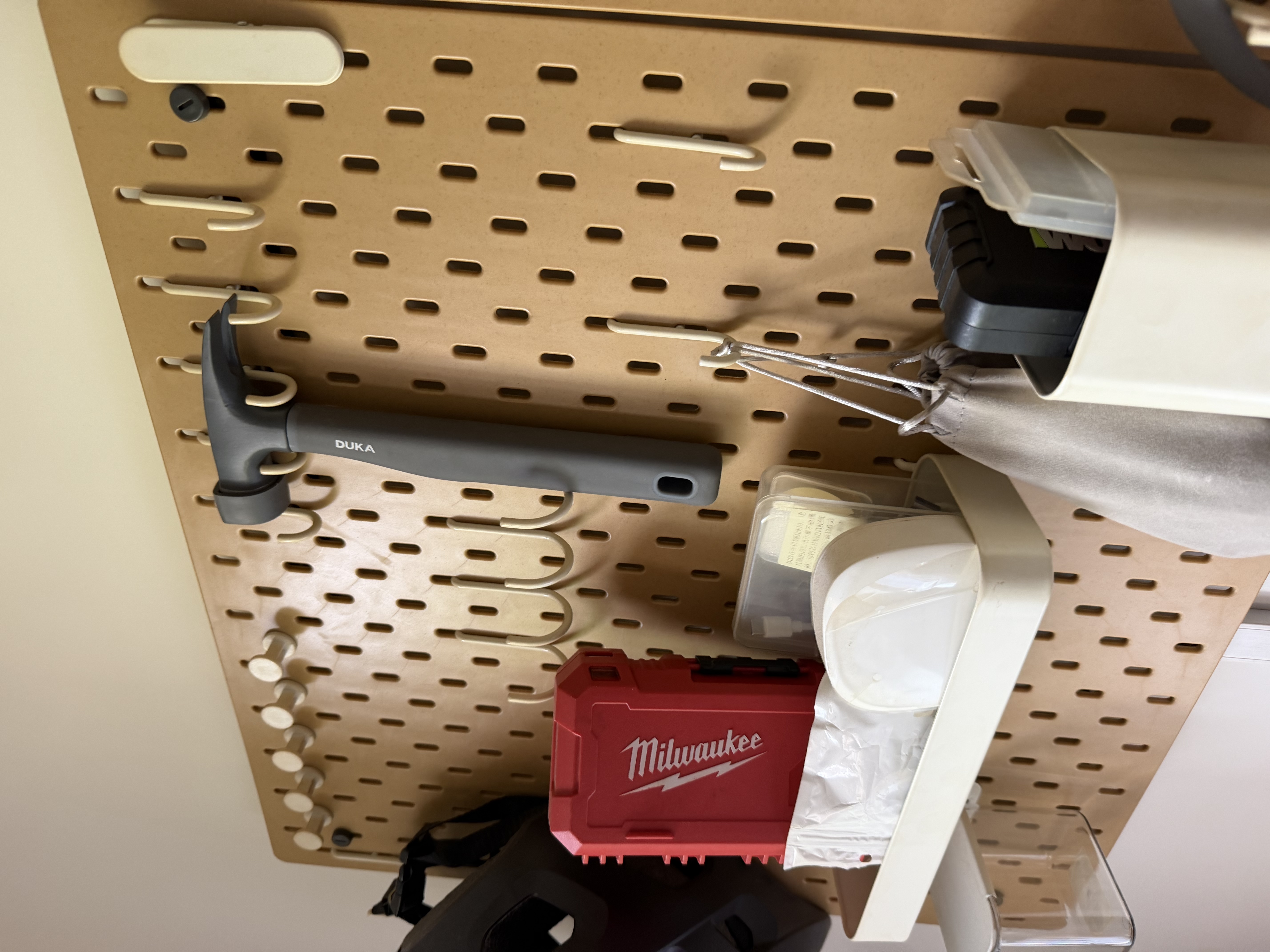 杜克锤子多功能羊角锤木工起钉锤工具家用软包胶手柄铁锤榔头钢锤 H1 实拍图