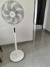 美的（Midea）【飓风节能】七叶柔风立式电风扇/家用轻音落地扇/台式小型风扇/大风力遥控定时摇头风扇 SAH35BSJ 实拍图