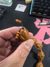 妍韵珠宝精品橄榄核手串抱鱼财神橄榄油核雕刻手串男女士文玩佛珠把玩手链 实拍图