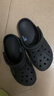 卡骆驰（CROCS）贝雅洞洞鞋男鞋女鞋轻便耐磨一脚蹬拖鞋休闲鞋百搭花园鞋|10126 黑色-001(含智必星) 39 (240mm) 实拍图