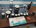 京东京造茶具整套 套装茶壶带茶盘手绘锦绣山河旋转出水茶具16件家用茶具 实拍图