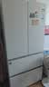 海尔（Haier）【新品】云溪501L全空间保鲜双系统双净化法式多门594超薄零嵌入全自动制冰一级能效大容量电冰箱 云溪501L白+全空间保鲜+双系统+594零嵌 实拍图