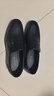 红蜻蜓镂空皮鞋夏季爸爸一脚蹬透气商务休闲皮鞋男WTA428601L黑色43 实拍图