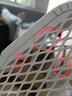 宜家（IKEA）拉斯克家居小推车置物架移动茶水桌书包架客厅厨房收纳架 大号35×45×77cm｜蓝灰色 实拍图
