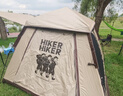 伯希和（Pelliot）HIKER户外帐篷露营黑胶全自动速开防寒装备16402708卡其 实拍图