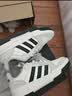 adidas ENTRAP美式校园风运动少年感复古篮球风板鞋男女阿迪达斯 白色/浅蓝/灰色   38.5 实拍图