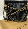 CHARLES&KEITH子母链条大容量流浪包托特包单肩斜挎包女包生日礼物CK2-40671449 【L号】Black黑色 L 实拍图