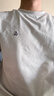 杰克·琼斯（JACK&JONES）26年男装四季打底T恤男士凉感透气多色情侣款短袖t恤水洗不易走形 黑色E43 S 170 实拍图