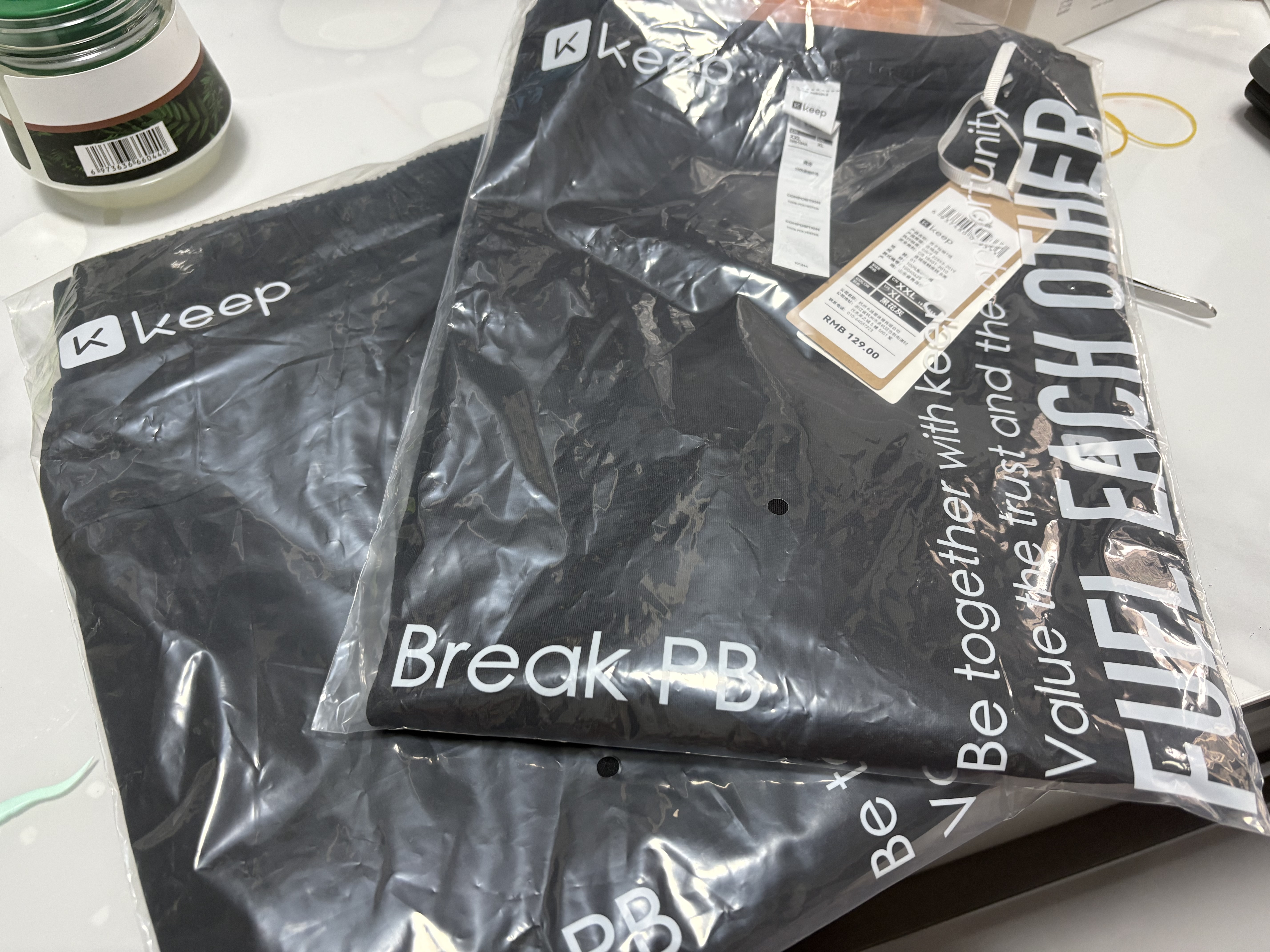 Keep跑步运动套装男士吸汗短袖短裤速干T恤篮球羽毛球服健身训练服 实拍图