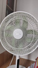 美的（Midea）【幸运草安睡1S】一级能效直流变频声控电风扇家用遥控卧室静音落地扇台式桌面抗菌大风力转页扇 实拍图