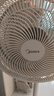 美的（Midea）【超级单品】七叶轻音立式电风扇家用柔风落地扇台式桌面小型风扇大风量节能摇头宿舍电扇 SAF30AB 实拍图