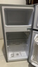 新飞冰箱小型租房用 一级能效冷 藏冷冻两用1-2人家用小冰箱 出租房双门电冰箱办公室两门 26年旗舰 76A一级能效【带净味盒】银 实拍图