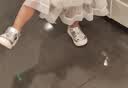 江博士学步鞋夏季男女童轻便简约健康儿童包头凉鞋2S14A2026DW银/米22码 实拍图