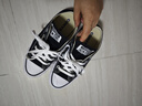 匡威（Converse）All Star夏季经典帆布男女低帮休闲运动鞋黑色101001 101001/黑色 35 实拍图