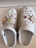 俞兆林（YUZHAOLIN）洞洞鞋男女情侣沙滩鞋厚底增高凉拖鞋外穿 YU918 卡其 实拍图