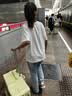京严儿童行李箱可骑可坐小型登机行李箱拉杆箱可上飞机旅行箱学生皮箱 奶酪黄【升级六轮+杯架+可乘骑】 22英寸 ｜【升级大容量高配版】 实拍图