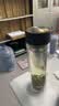 富光双层玻璃杯水杯子茶水分离泡茶杯男女士高颜值团购定制400ML 实拍图