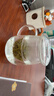 物生物（RELEA）玻璃杯男女士茶水分离杯耐高温办公泡茶杯带把高硼硅水杯花茶杯子 实拍图