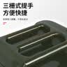 趣行 汽油桶 加厚便携油桶20升军绿扁桶带导油管汽车摩托车应急救援 实拍图