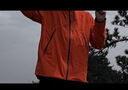 迪卡侬（DECATHLON）硬壳冲锋衣男女春秋登山防风防水单层夹克风衣运动外套MH500 霞光橙（男女同款）- 亚洲款 新款上市 加内胆选大一码 2XL 实拍图