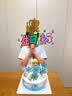 许愿一刻预定儿童生日蛋糕当天配送送女孩小孩礼物节日同城艾莎公主2磅 实拍图