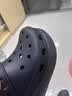 卡骆驰（CROCS）檀健次同款经典泡芙洞洞鞋百舒适男沙滩鞋女鞋休闲鞋|207521 黑色-001(含智必星) 36 (220mm) 37 实拍图
