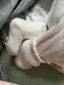 全棉时代儿童袜子7A抗菌婴幼儿宝宝纯棉透气中筒袜 黄白绿 10-12cm 实拍图