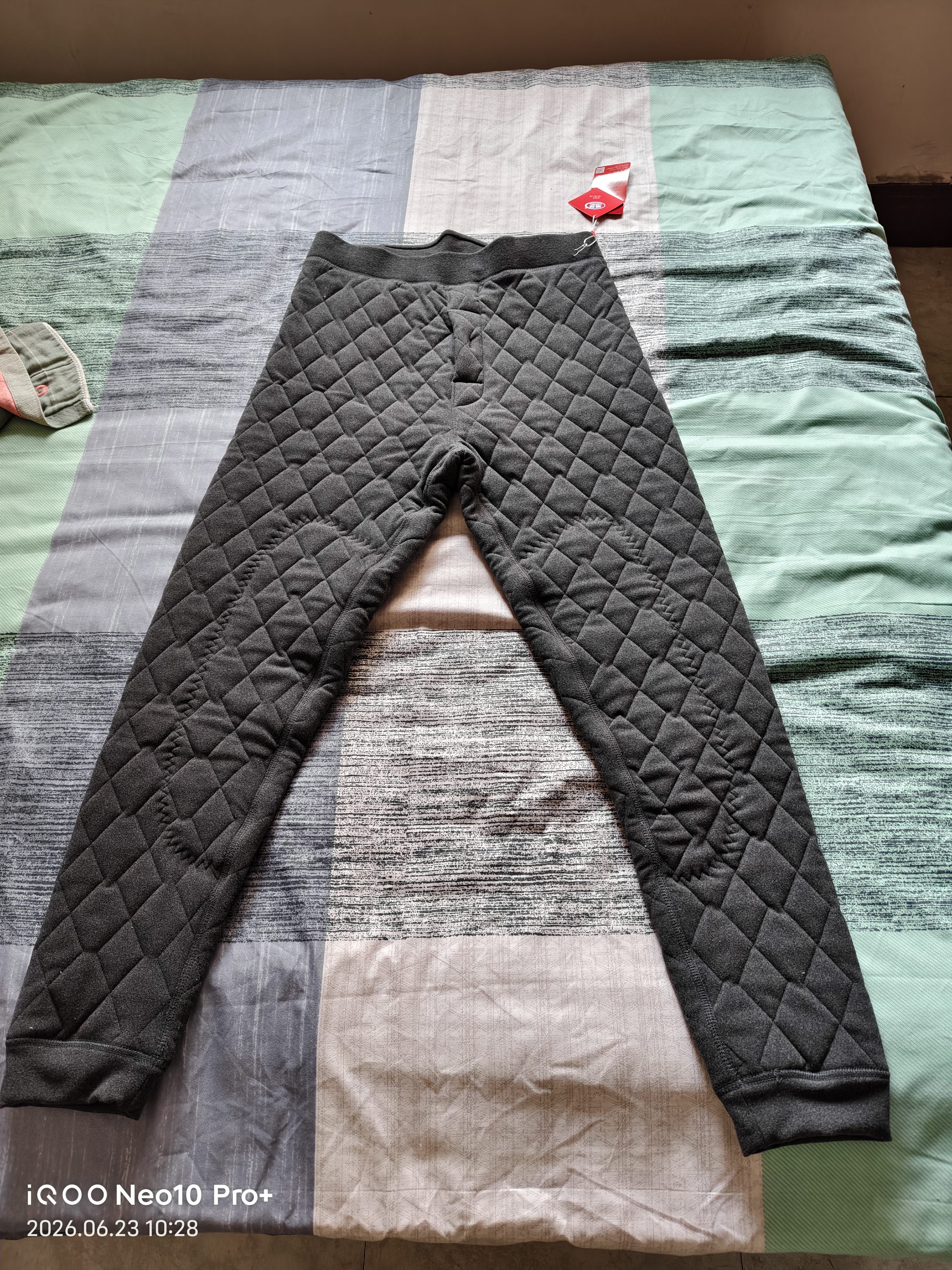 浪莎100%羊毛保暖裤男士【26秋冬新品】加厚蚕丝护膝特厚抗寒棉裤 实拍图