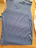 维尼玛希（VeniMasee）夏冰丝背心男透气运动舒适打底T恤薄款宽松无袖居家单件上衣汗衫 宝蓝-平纹款 180(XL)【建议体重140-170斤】 实拍图