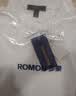 罗蒙（ROMON）短袖t恤男士商务polo衫男夏季休闲短袖男上衣服外套男 白2XL 实拍图