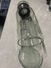 【送杯套】大容量加厚玻璃杯子便携杯茶水分离带杯套泡茶水杯 透明 1000ml吨吨桶 1只装 实拍图