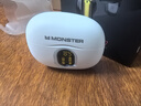 魔声（Monster）N-Lite 217降噪半入耳蓝牙耳机蓝牙6.0电量数字屏通话降噪超长续航适用苹果华为 白 实拍图