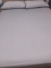 亚朵星球新款 纯色全棉四件套100%精梳棉 母婴级面料 浅灰-1.5m床-床笠款 实拍图