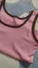 森马（Semir）背心女夏短款U领凉感紧身无袖撞色内搭气质叠穿上衣101325102001 实拍图