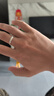老凤祥999足银情侣戒指男女士一对表白求婚对戒生日礼物实用女友老婆 【品牌礼盒】*可刻字可分开发货 实拍图
