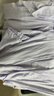洁丽雅（Grace）100%纯棉床单A类7A抗菌全棉双人被单床单单件 200*230cm 钻石蓝 实拍图