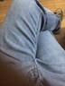 真维斯（Jeanswest）牛仔裤男春夏季薄款2026新款天丝舒适修身直筒高端潮牌休闲裤子男 浅蓝【天丝薄款】 30 码(2尺3) 【建议110-120斤】 实拍图