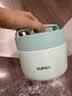 苏泊尔（SUPOR） 保温饭盒316L不锈钢便当盒真空保温桶饭盒学生送饭户外餐盒 分格款 薄荷绿1150ml 实拍图