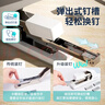 得力（deli）(deli)40页省力订书机/订书器 防卡钉功能 弹出式钉道 办公用品 白色 实拍图