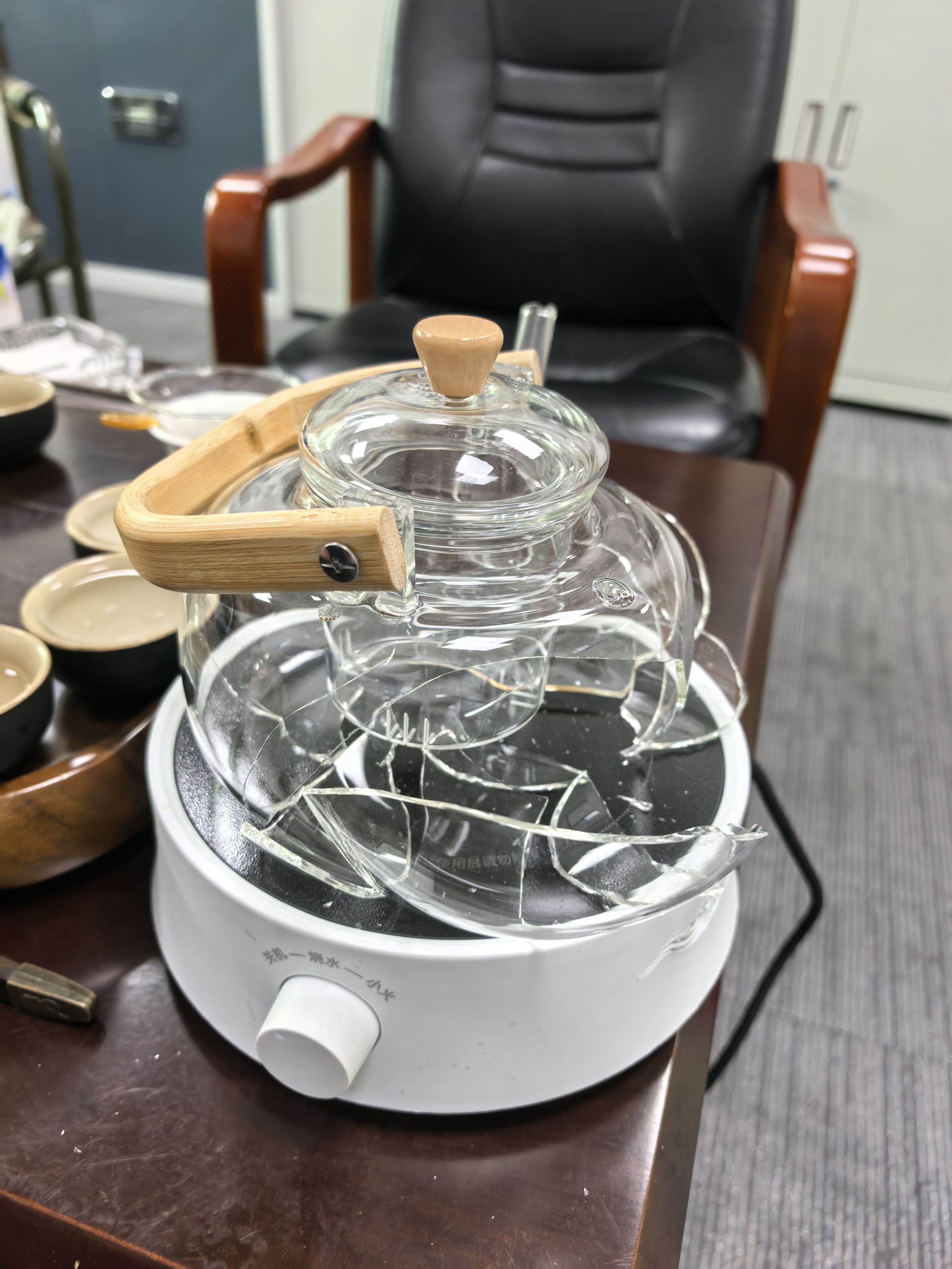 泥也煮茶壶套装2026新款家用电陶炉小型煮茶炉耐高温烧水壶套装 实拍图