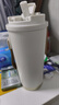 京东京造保温杯双饮口咖啡杯【陶瓷内胆-316不锈钢】 500ML白金色 实拍图